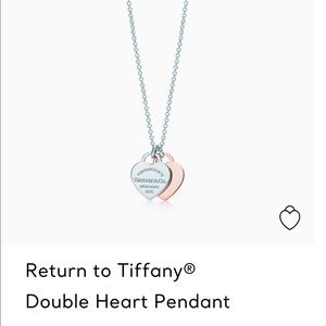 Return to Tiffany Double Heart Pendant